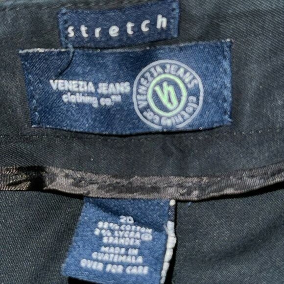 Venezia Jeans Womens Black Stretch Skirt Size 20W - Picture 4 of 6